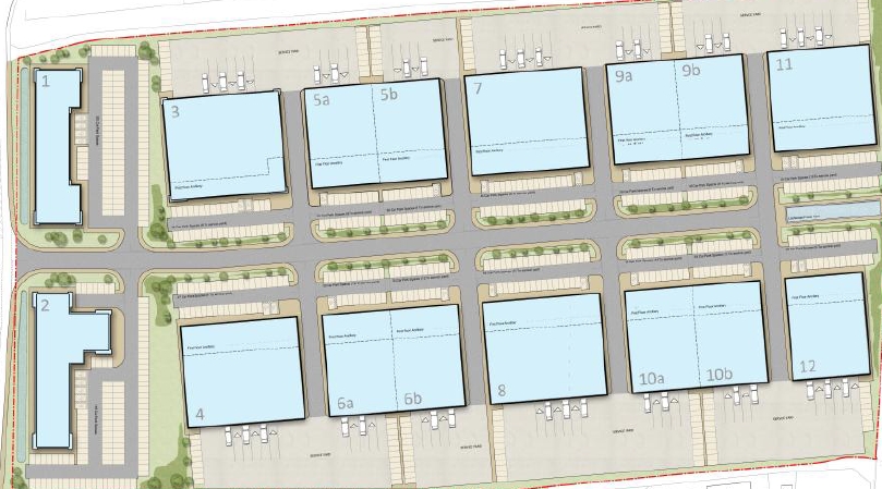 Langford Ln, Kidlington à louer - Plan de site - Image 2 de 3