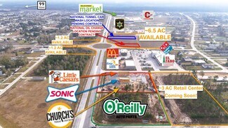 Plus de détails pour Commercial Corner- San Marcos & San Felipe, Cleveland, TX - Terrain à vendre