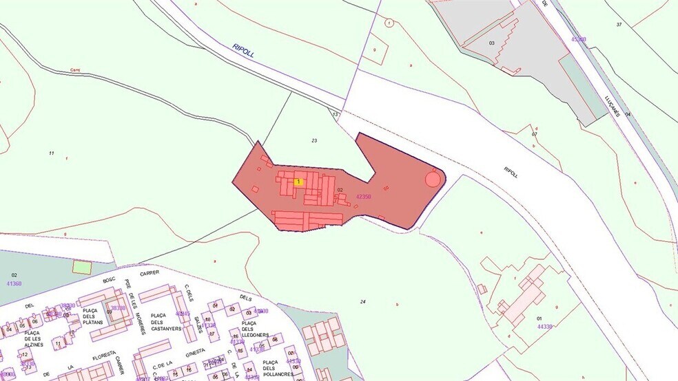 Land in Barcelona, Barcelona for sale - Plat Map - Image 3 of 3