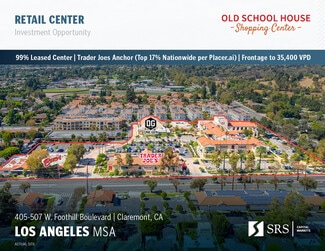 More details for 405-415 W Foothill Blvd, Claremont, CA - Retail for Sale