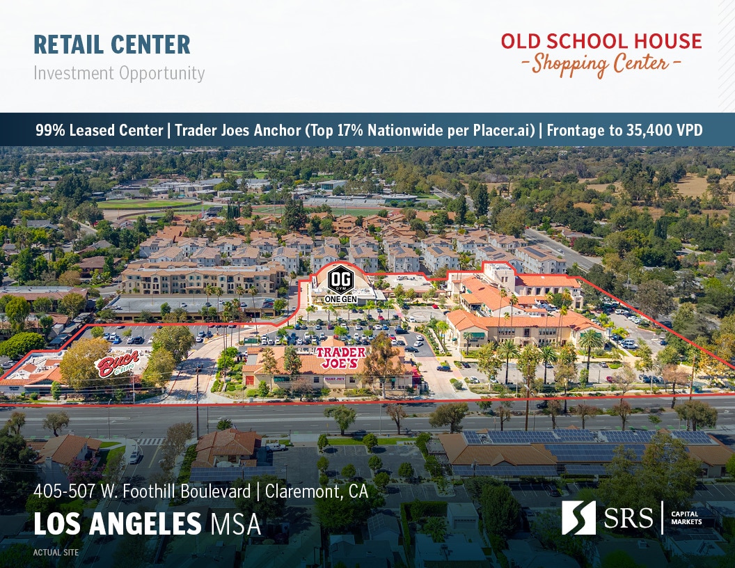 405-415 W Foothill Blvd, Claremont, CA for sale Building Photo- Image 1 of 14