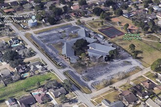 11011 Hall Rd, Houston, TX - AERIAL  map view