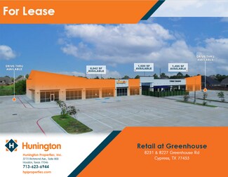 Plus de détails pour 8227 Greenhouse Rd, Cypress, TX - Commerce de détail à louer