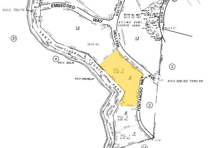 5521 Hellyer Ave, San Jose, CA for lease - Plat Map - Image 2 of 5