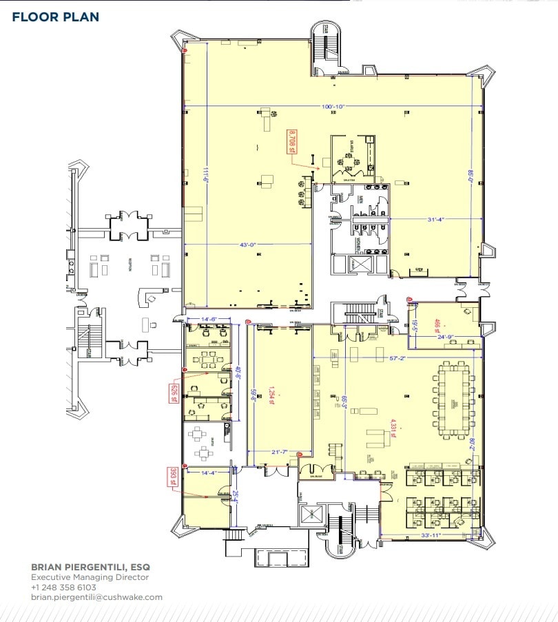 5913 Executive Dr, Lansing, MI for lease Floor Plan- Image 1 of 2