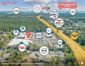 1127 Fording Island Rd, Bluffton, SC - AERIAL  map view - Image1