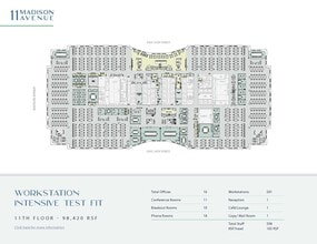 11 Madison Ave, New York, NY à louer Plan d’étage- Image 1 de 4