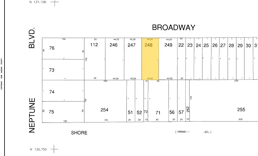 630 E Broadway, Long Beach, NY à vendre - Plan cadastral - Image 2 de 2