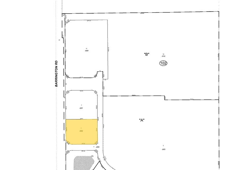 East Side of Barrington Rd, North Of Lakewood Blvd, Hoffman Estates, IL à vendre - Plan cadastral - Image 2 de 2