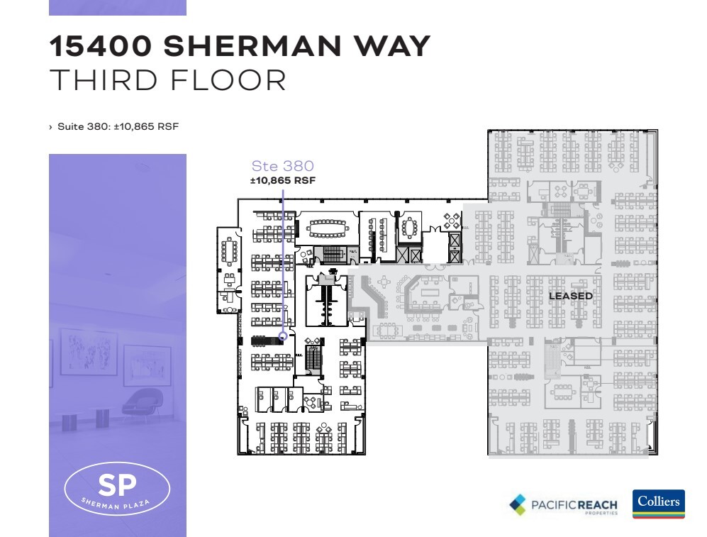 15400 Sherman Way, Van Nuys, CA à louer Plan d’étage- Image 1 de 1