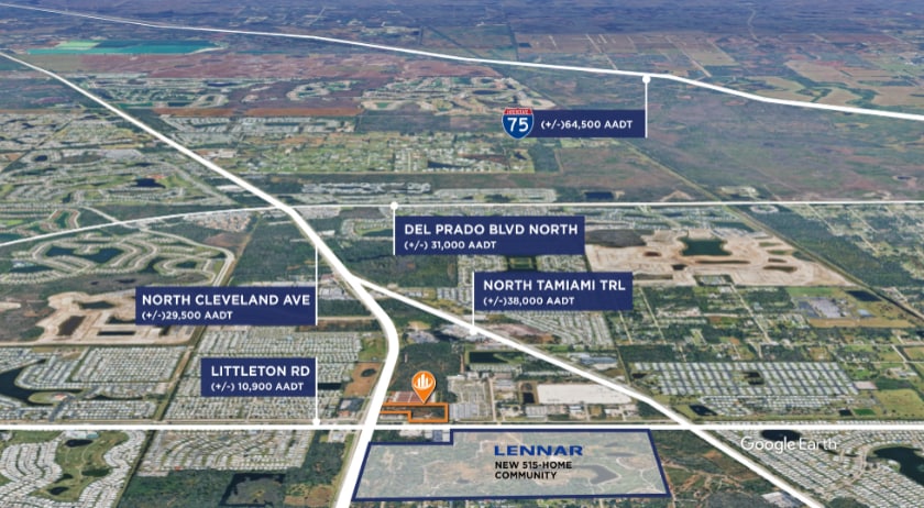 8460 Littleton Rd, North Fort Myers, FL for sale - Aerial - Image 3 of 4