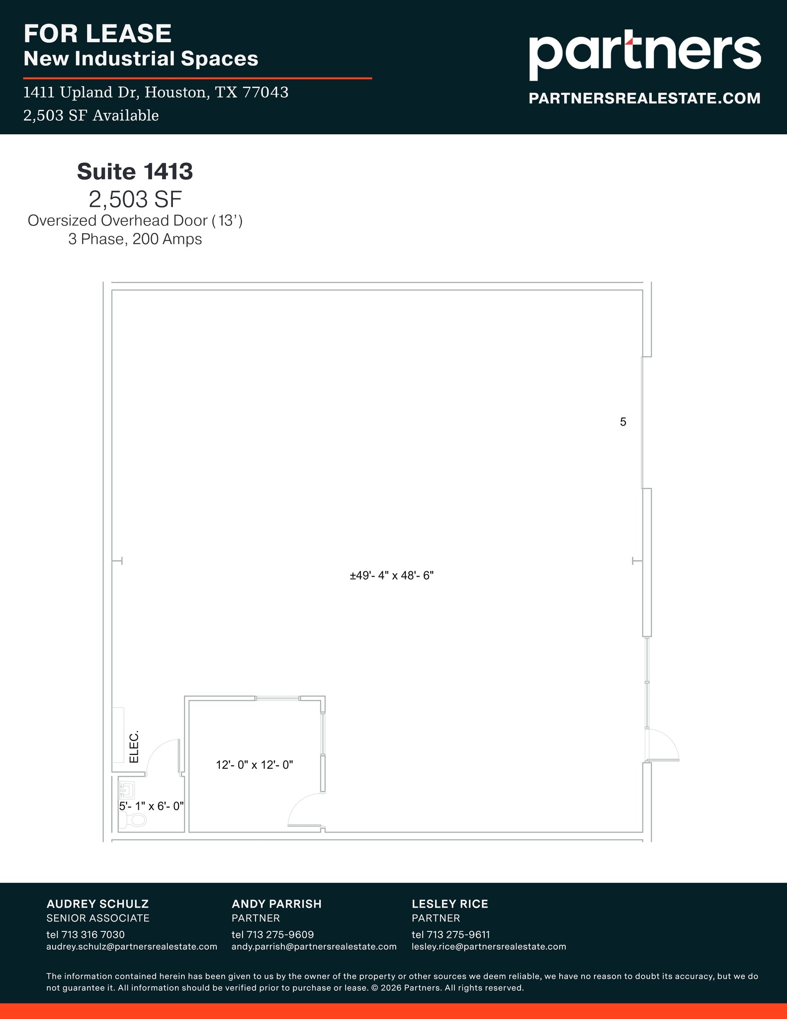 1411 Upland Dr, Houston, TX à louer Plan de site- Image 1 de 1