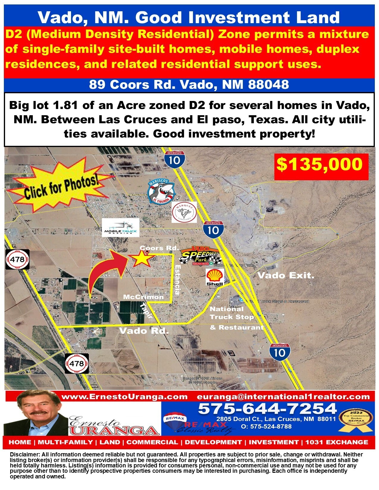 89 Coors rd, Vado, NM for sale Primary Photo- Image 1 of 8