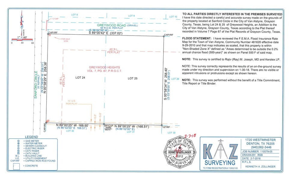 Sanford Circle, Van Alstyne, TX for sale - Other - Image 2 of 3