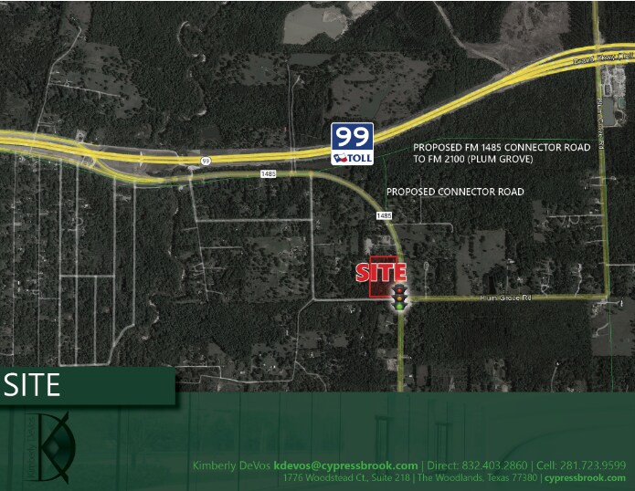 31780 Huffman New Caney Rd, New Caney, TX à vendre - Aérien - Image 3 de 5