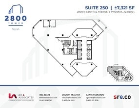 2800 N Central Ave, Phoenix, AZ for lease Floor Plan- Image 1 of 1