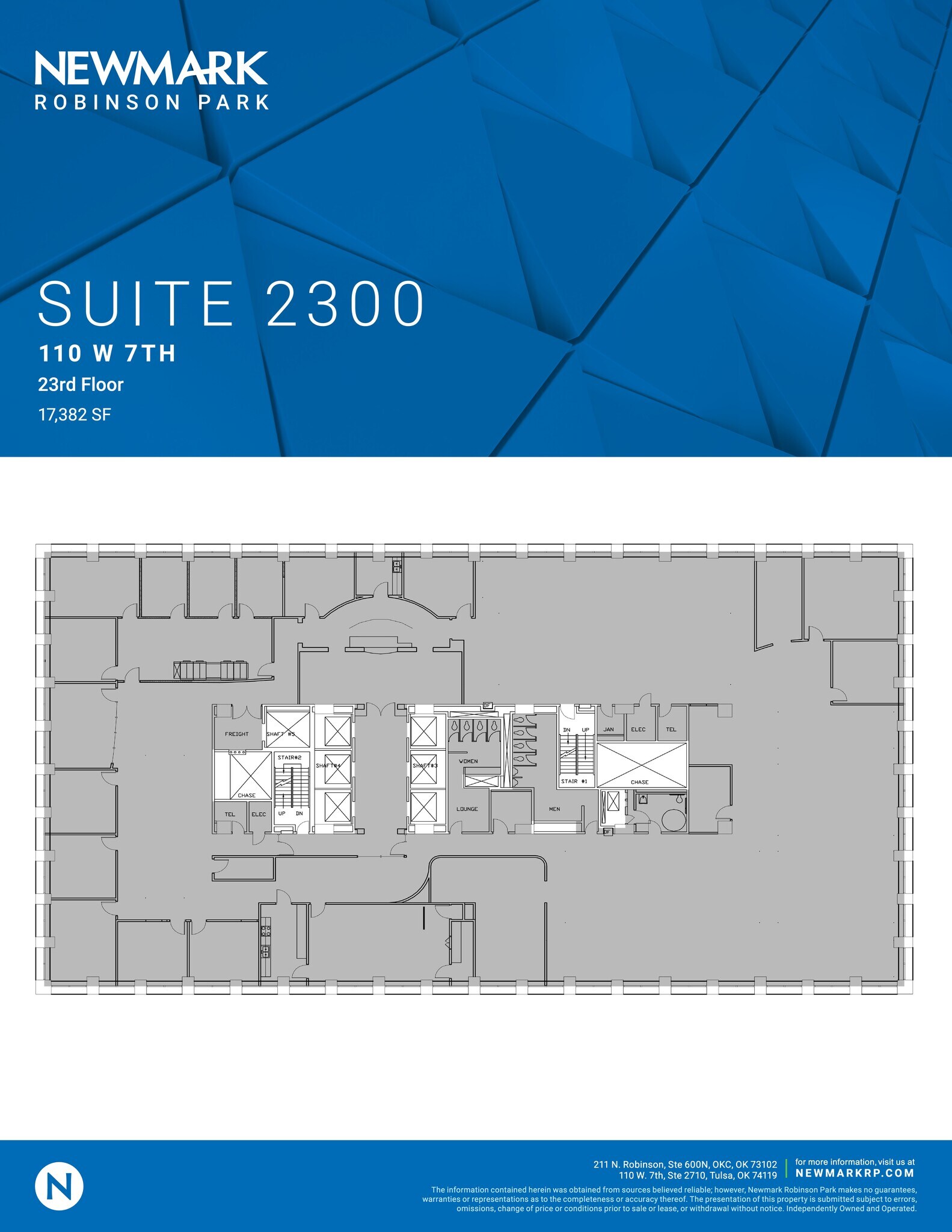 110 W 7th St S, Tulsa, OK for lease Site Plan- Image 1 of 1