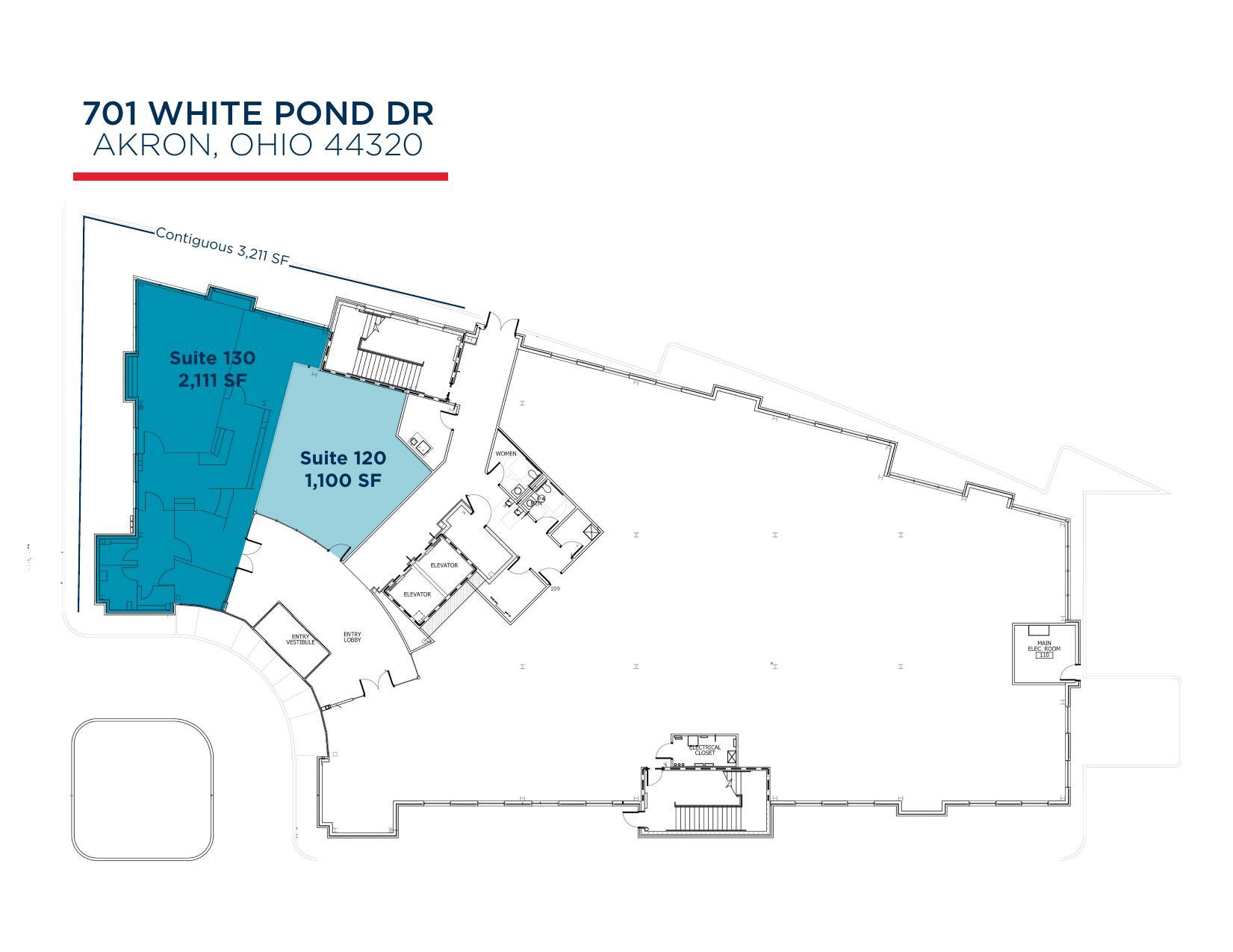 701 White Pond Dr, Akron, OH for lease Floor Plan- Image 1 of 1