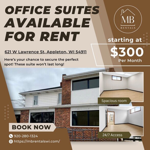 621 W Lawrence St, Appleton, WI à louer - Photo du bâtiment - Image 1 de 25