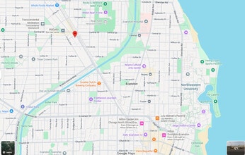 2538 Green Bay Rd, Evanston, IL - Aérien Vue de la carte