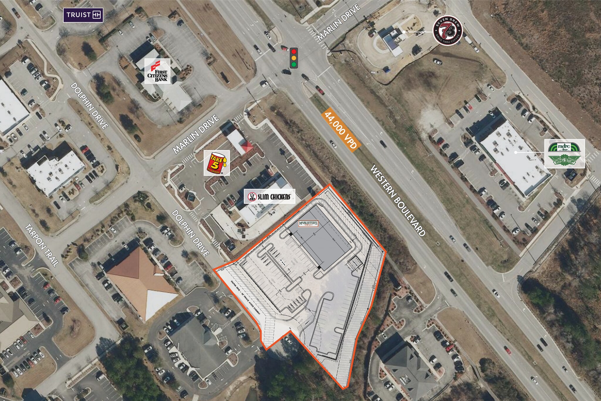335 Dolphin Dr, Jacksonville, NC à louer Aérien- Image 1 de 3
