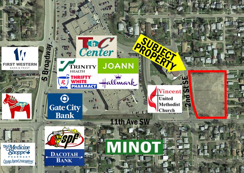 1001 2nd St SE, Minot, ND à vendre - Photo du bâtiment - Image 2 de 18
