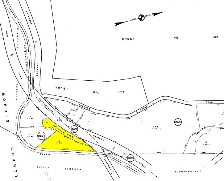 457 Paterson Hamburg Tpke, West Milford, NJ à louer - Plan cadastral - Image 2 de 9