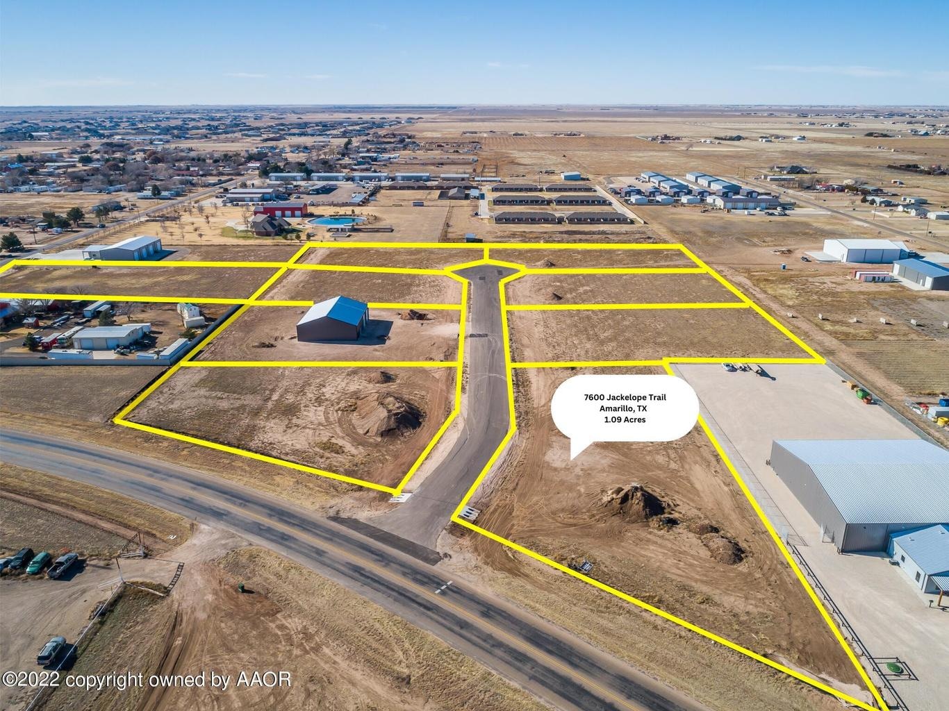 7600 S Jackelope Trl, Amarillo, TX for sale Aerial- Image 1 of 10