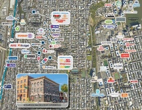 69 Hague St, Jersey City, NJ - AERIAL  map view