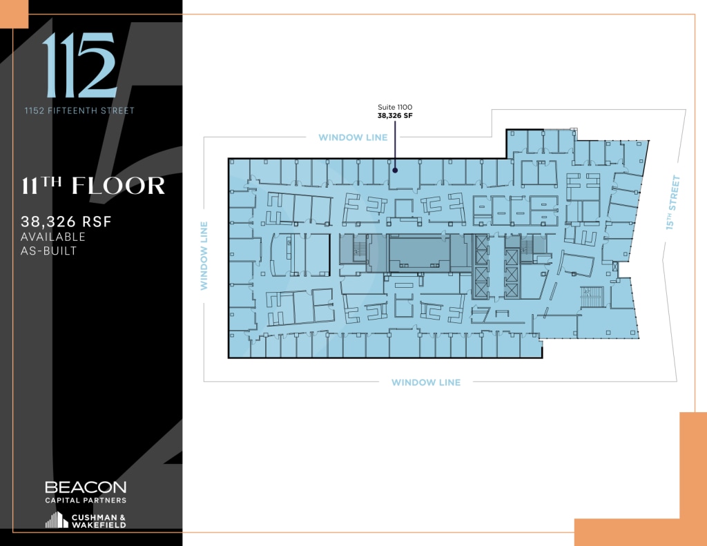1152 15th St NW, Washington, DC for lease Floor Plan- Image 1 of 3