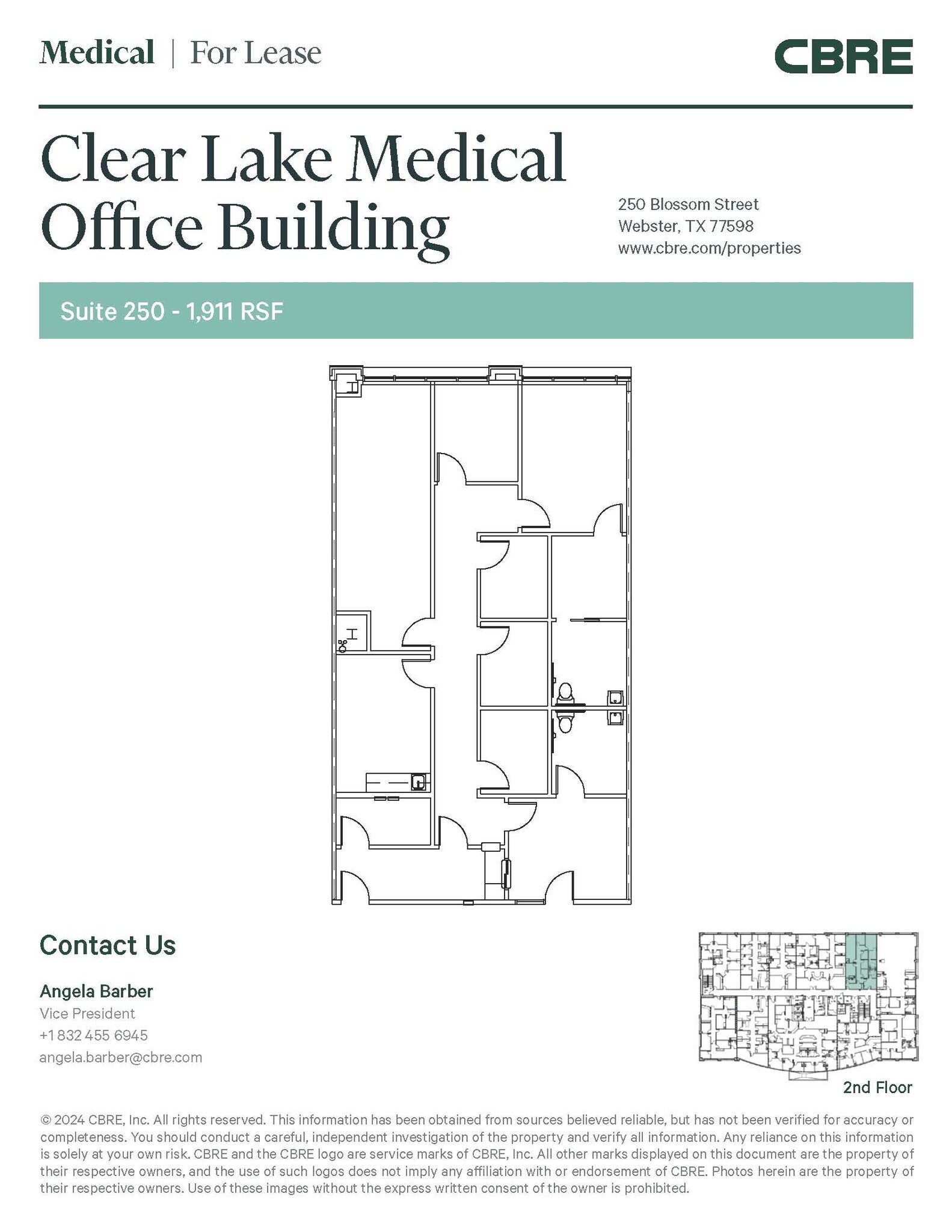 250 Blossom St, Webster, TX for lease Building Photo- Image 1 of 1