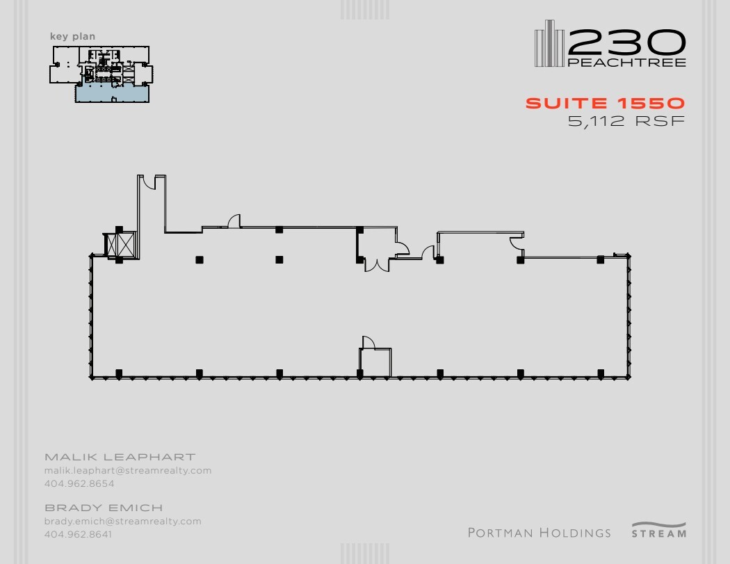 230 Peachtree St NW, Atlanta, GA for lease Floor Plan- Image 1 of 1
