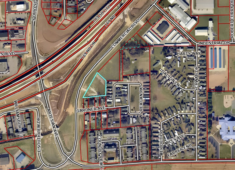 555 Commercial Blvd, Martinsville, IN for sale - Aerial - Image 2 of 10