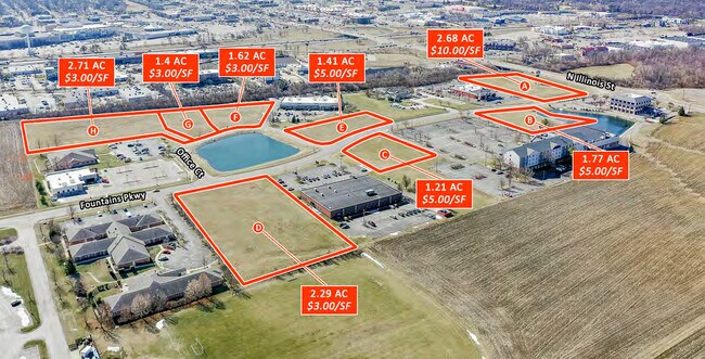 More details for The Fountains at Fairview, Fairview Heights, IL - Land for Sale