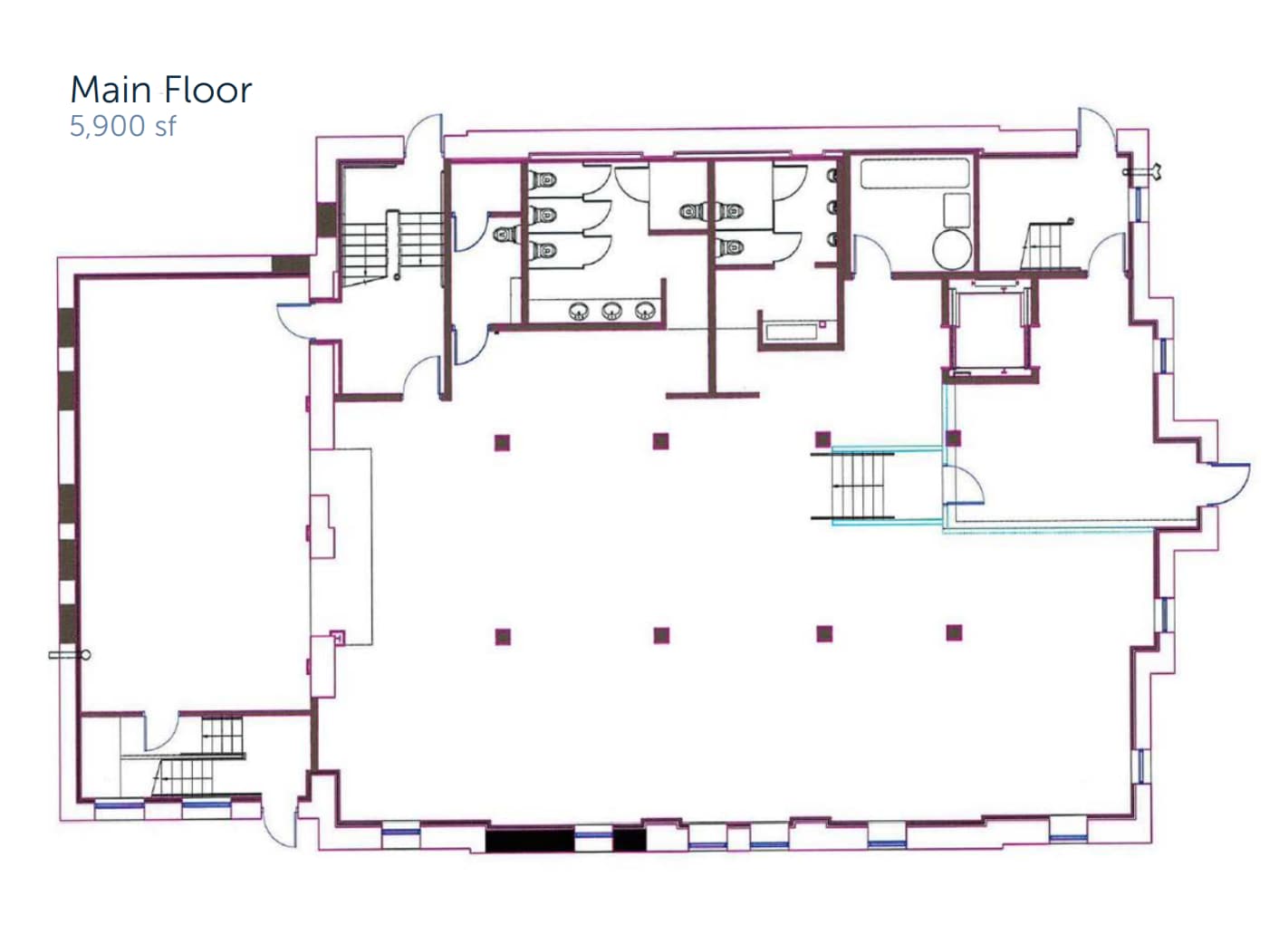335 Donald St, Winnipeg, MB for lease Floor Plan- Image 1 of 1