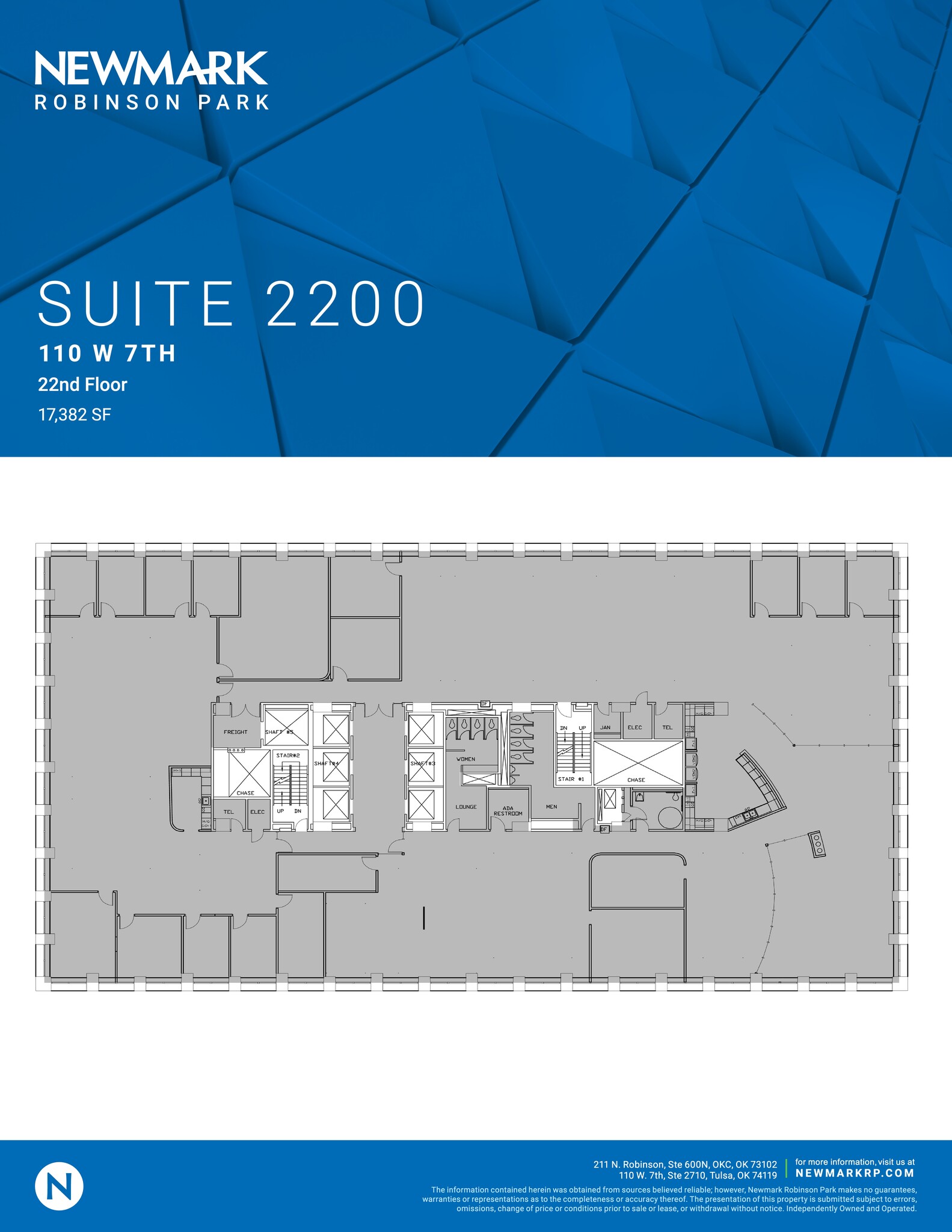 110 W 7th St S, Tulsa, OK for lease Site Plan- Image 1 of 1