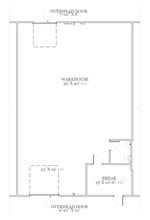 2402-2404 Blue Smoke Ct, Fort Worth, TX for lease Floor Plan- Image 1 of 1