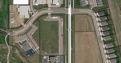 E Willow Street & Cliff Ave, Harrisburg, SD - Aérien  Vue de la carte - Image1
