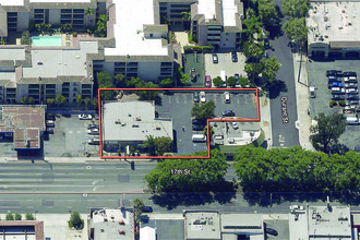 320-322 W 17th St, Santa Ana, CA - aerial  map view