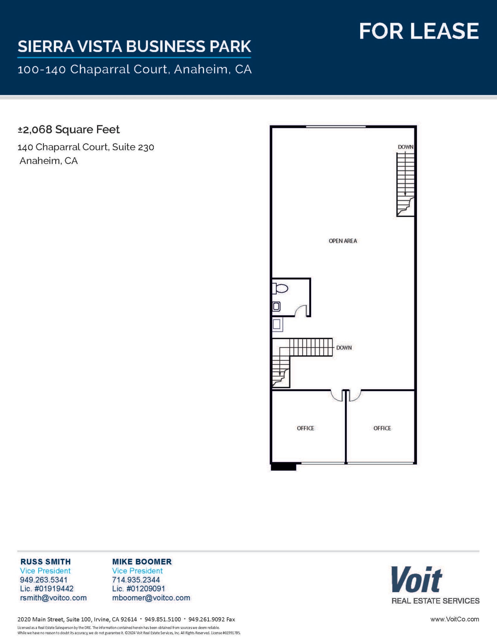 130 Chaparral Ct, Anaheim, CA à louer Plan d’étage- Image 1 de 1