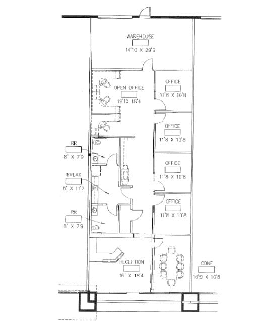 2301 E Yeager Dr, Chandler, AZ for lease Floor Plan- Image 1 of 1