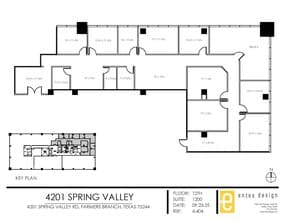 4201 Spring Valley Rd, Dallas, TX à louer Plan de site- Image 1 de 3