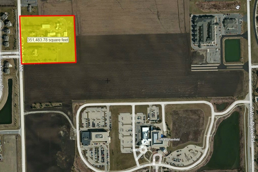 12445 S 248th Ave, Plainfield, IL for sale Aerial- Image 1 of 4