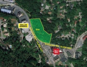 1650 Evergreen Rd, Pittsburgh, PA - Aerial  map view