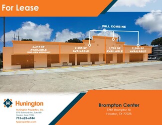 Plus de détails pour 7287 Brompton St, Houston, TX - Médical, Vente au détail à louer