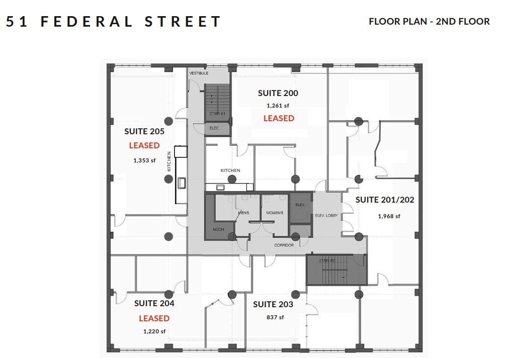51 Federal St, San Francisco, CA à louer Plan d’étage- Image 1 de 1