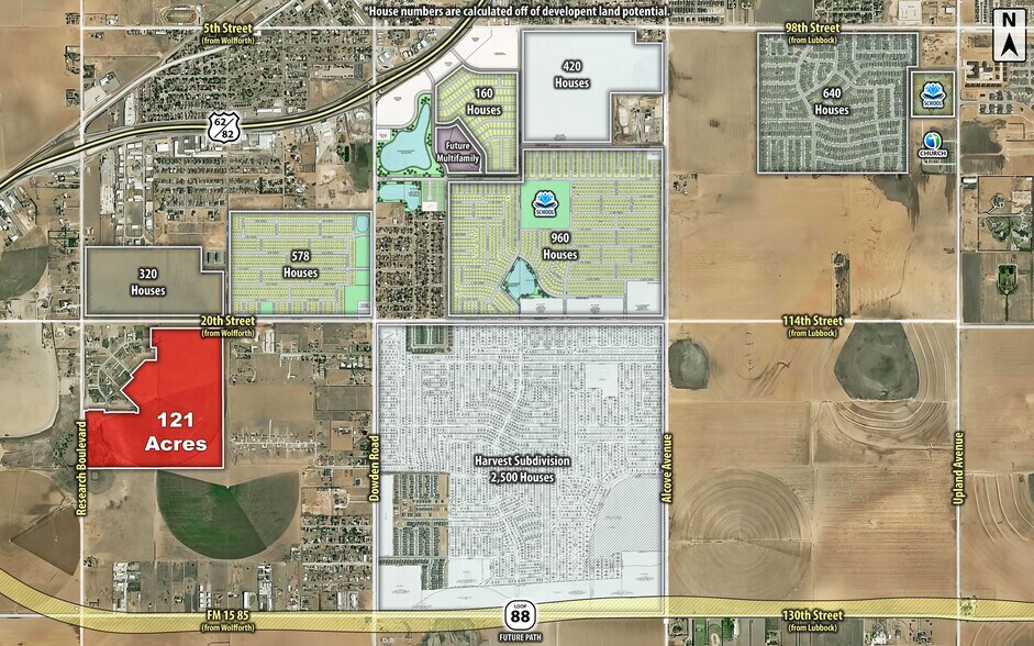 SWC 20th St & Flint ave, Wolfforth, TX for sale - Building Photo - Image 2 of 4