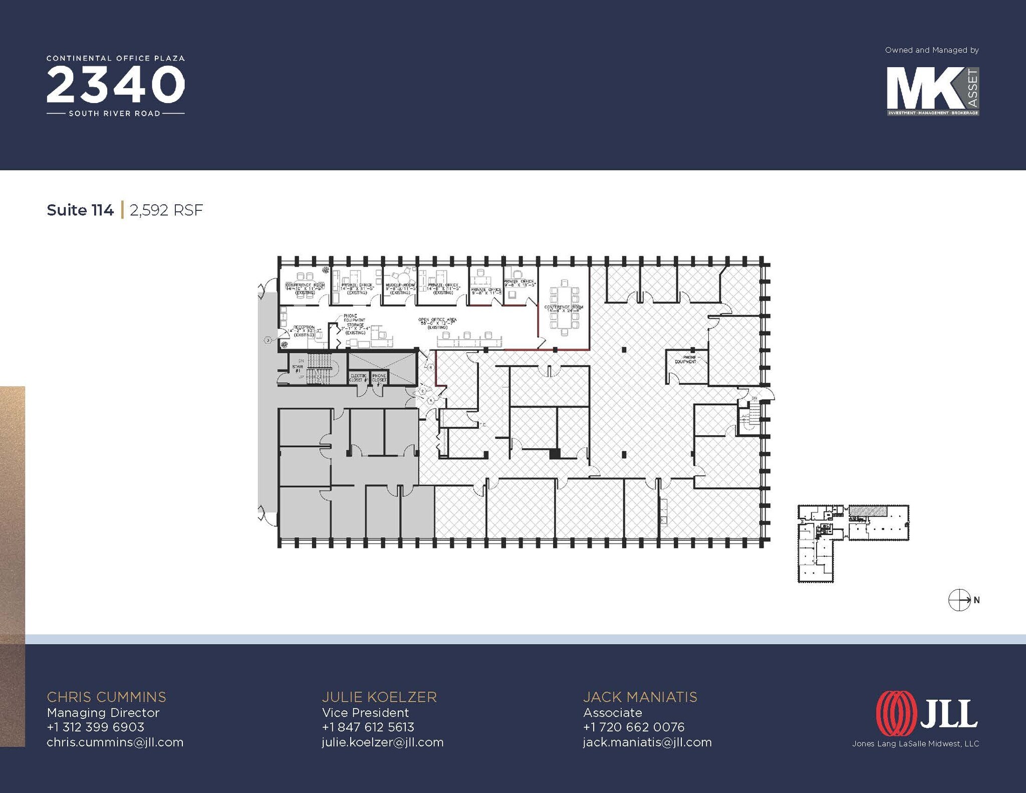 2340 S River Rd, Des Plaines, IL for lease Floor Plan- Image 1 of 1