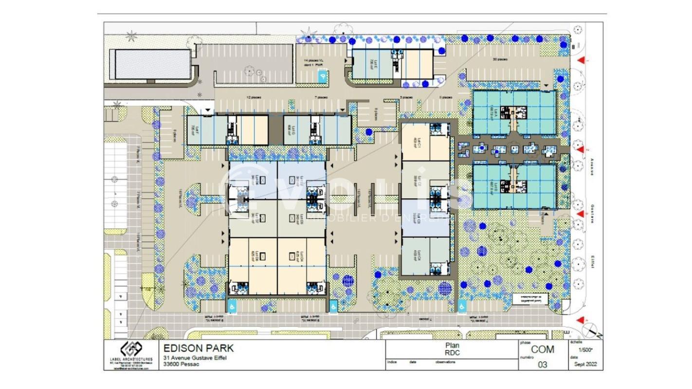 31 Avenue Gustave Eiffel, Pessac for lease Site Plan- Image 1 of 2