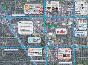 5130 Coolidge Hwy, Royal Oak, MI - Aerial  map view